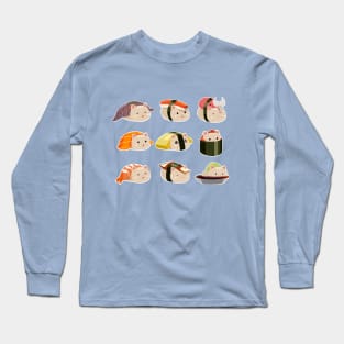 Sushi Cat Long Sleeve T-Shirt